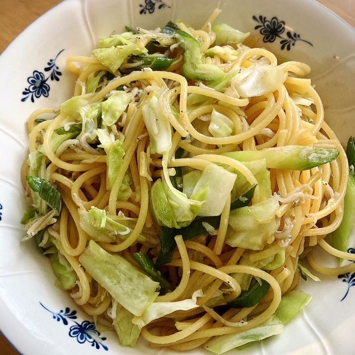 ネギとキャベツとしらすのパスタ レシピ 作り方 By あやたかはるchii 楽天レシピ ネギとキャベツとしらすのパスタ レシピ 作り方 By あやたかはるchii 楽天レシピ